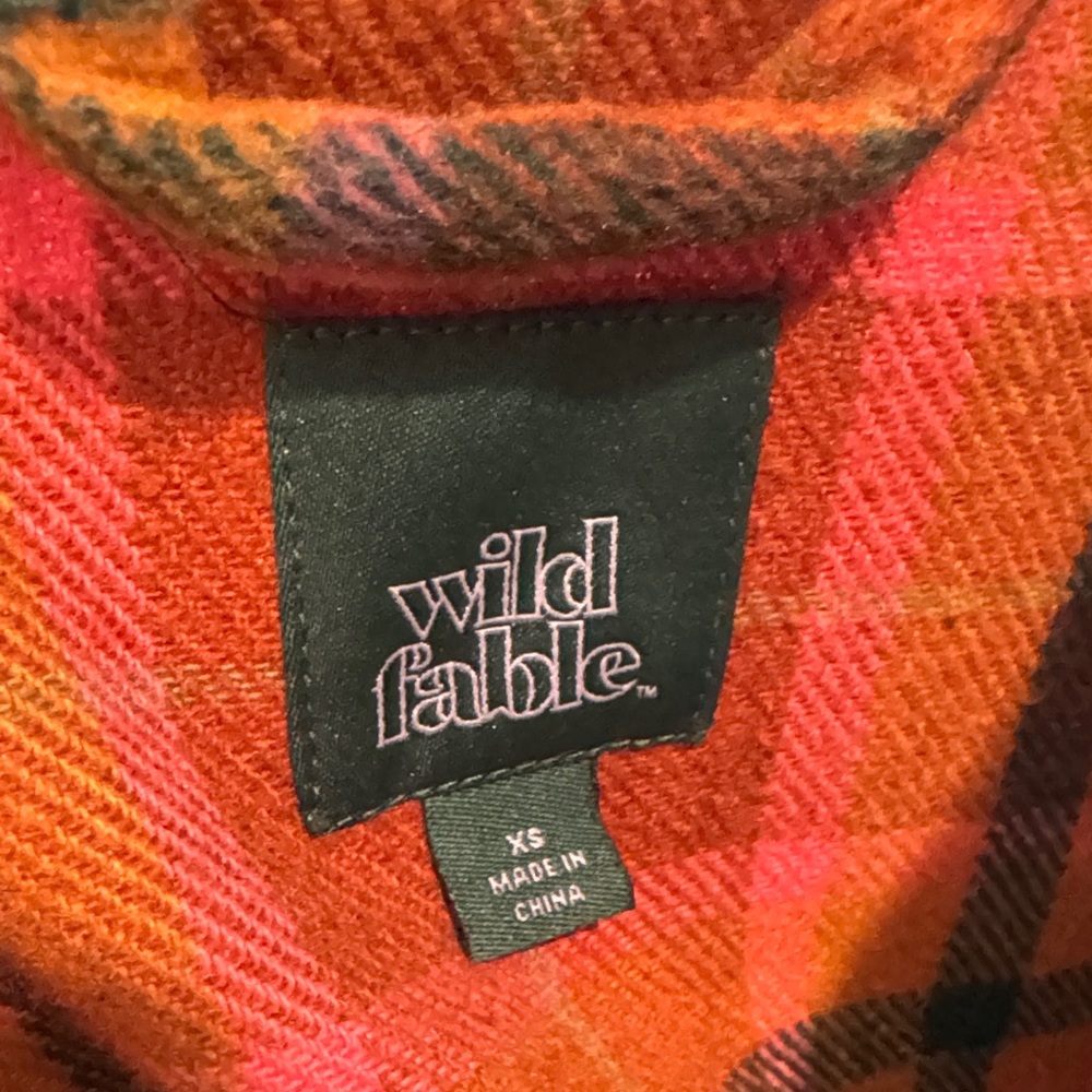 Wild Fable Red Plaid Jacket - Picture 4 of 4